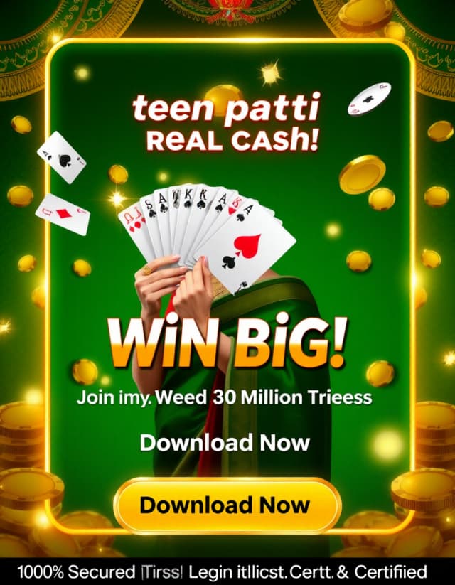 Teen Patti Gold Real Cash Banner
